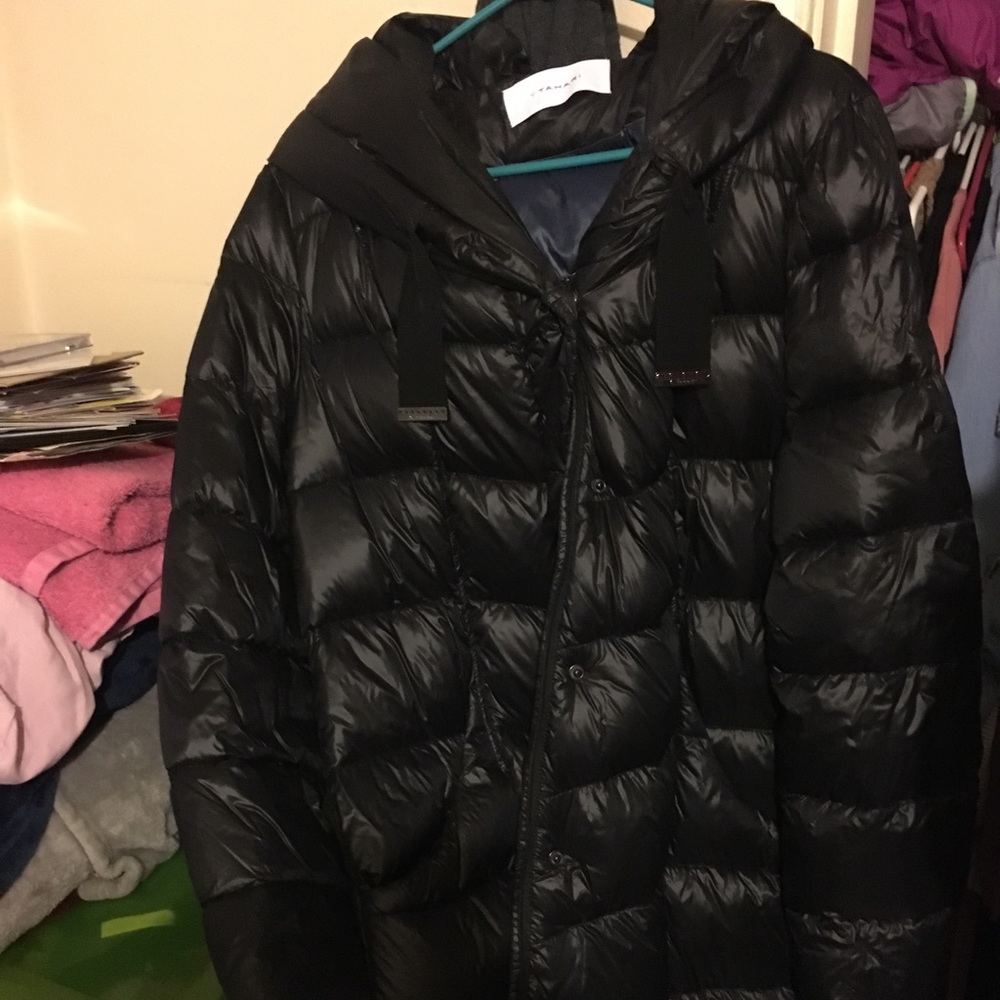 Black winter coat